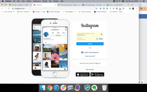 login instagram via facebook