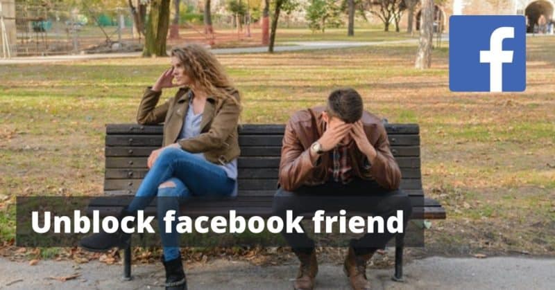 Unblock facebook friend