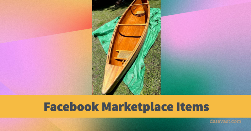 Facebook Marketplace Canoe