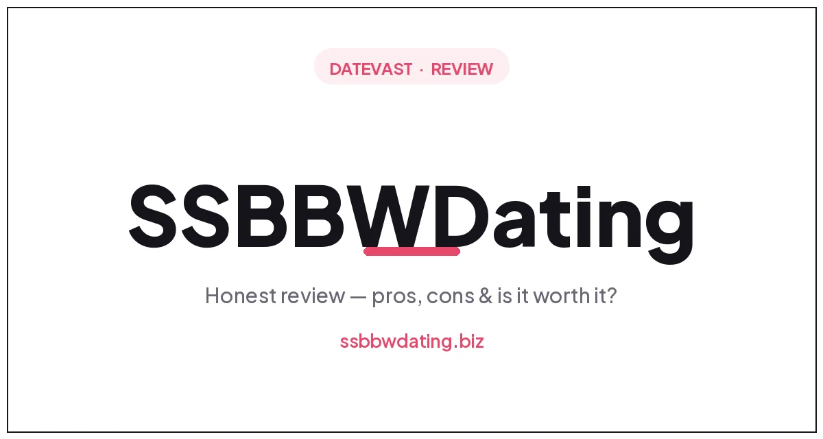 SSBBWDating review by Datevast