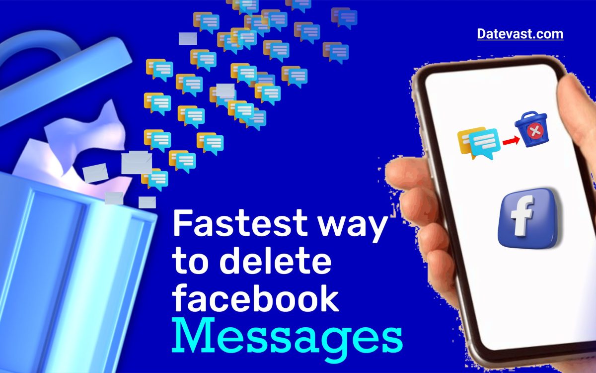 Fast delete facebook messages