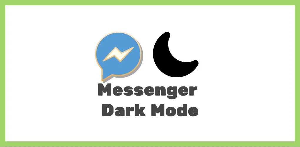 facebook messenger dark mode