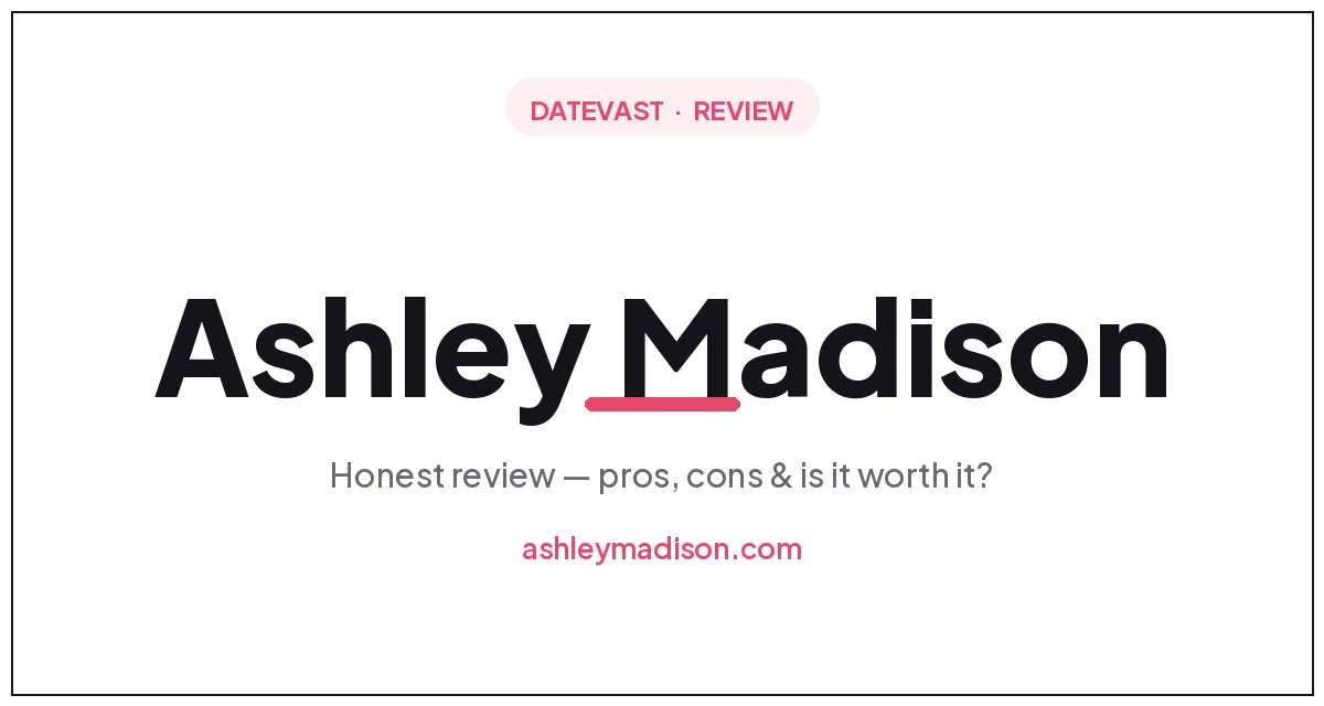Ashley Madison review by Datevast