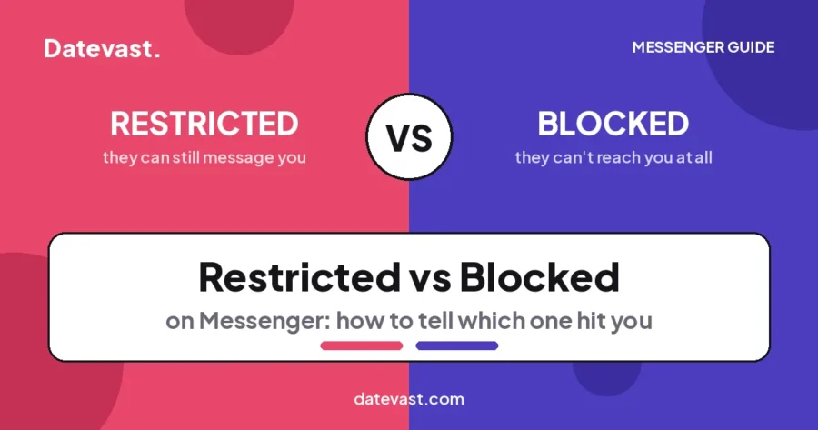 Restricted vs Blocked on Messenger: How to Tell the Difference