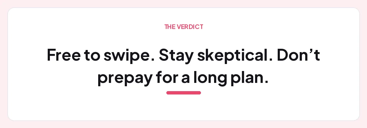 Tinder Review: Is It Legit & Worth It? verdict